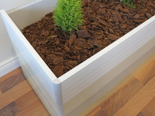 partition planters, plant dividers, patio dividers with plant
