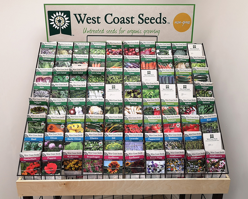 West Coast Seeds Outdoor Kulture, West Coast Shelving